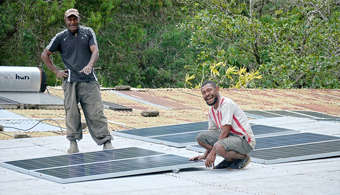Panele Słoneczne w Papui Nowej Gwinei