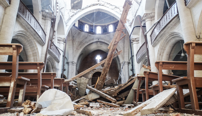 Katedra św. Eliasza w Aleppo odbudowana