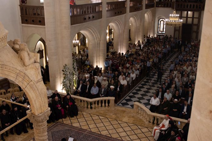 Zdj. ACN International / Ponownie otwarta odnowiona maronicka katedra św. Eliasza w Aleppo, 22.07.2020 r.